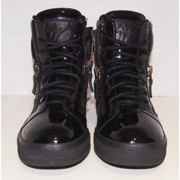 Giuseppe Zanotti Spike Metallic Studded Sneaker - Picture 2 of 16